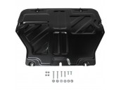 Защита картера и КПП комплект крепежа, Сталь, Volkswagen Caravelle 2003-2015, 2015-,Volkswagen Multivan 2003-2015,2015-,Volkswagen Transporter 2003-2, 2015-