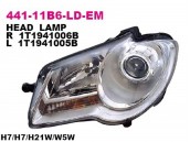 Фара передн правая с ЭК VOLKSWAGEN: TOURAN 06-