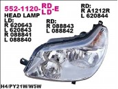 Фара передн лев с ЭК CITROEN: C5 10.04-