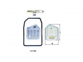 Фильтр АКПП BMW: 3-serie (E36) 320-328i/TDs 90-00, 5-serie (E34) 518i-525i 89-97, 5-serie (E39) 520-530i/TDs 95-04, 7-serie (E38) 728i/730i 94-01 (5-АКПП: 5HP18)