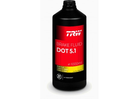 Жидкость тормозная 1л - DOT 5.1 для авто c ABS