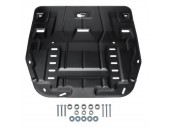 Защита картера и КПП Hyundai Santa Fe 2020-, V - 2.2d, 2.5, 3.5/KIA Sorento 2020-, V - 2.2d, 2.5, 3.5 с крепежом, сталь