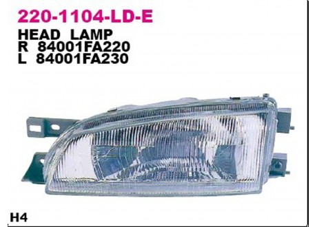 Фара передн прав SUBARU: IMPREZA 97-99