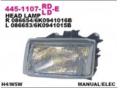 Фара передн левая SEAT: IBIZA 96-98