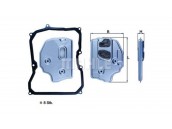 Фильтр АКПП AUDI: A3 (8P_) 03-13 \ SKODA: FABIA (542/545) 06-14, OCTAVIA (1Z_) 04-13, RAPID (NH3) 12- \ VW: GOLF V (1K_) 03-09, JETTA III (1K2) 05-10 (6-АКПП)