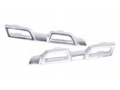 Накладка декоративная решетки радиатора верхн левая DACIA/RENAULT DUSTER (рестайлинг) 2013-