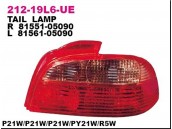 Фонарь задний лев TOYOTA: AVENSIS 01-02