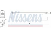 Осушитель кондиционера AUDI: A4 (B8) 1.8-3.2FSi/TFSi/TDi 07-16, A5 (8F7/8TA/8T3) 1.8-3.2FSi/TFSi/TDi 07-, A6 (C7) 2.0-3.0FSi/TFSi/TDi 10-, Q5 (BR) 2.0-3.2FSi/TFSi/TDi 08-