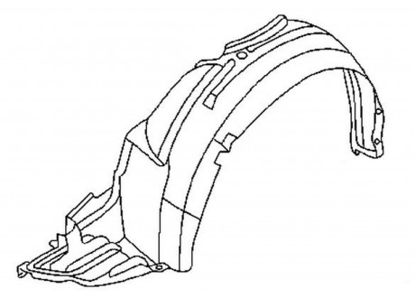 Подкрылок лев SUBARU: LEGACY 00-02