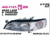 Фара передн лев с ЭК OPEL: VECTRA B 99-01