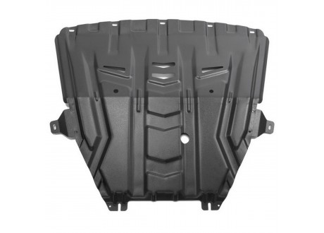 Защита картера и КПП Lada Vesta, картер + КПП, V-1.6i,1.8i (2015-) (штатный крепеж)