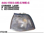 Фонарь указателя поворота лев (белый) BMW: E36 91-97