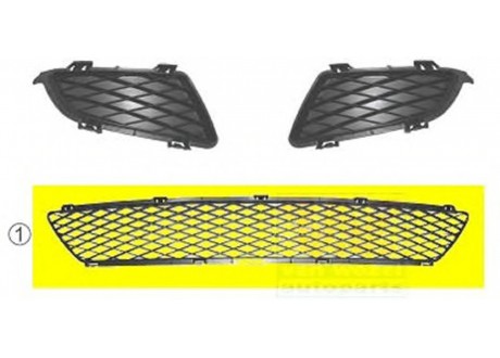 Решетка бампера передн MAZDA: 6 03- (европа)