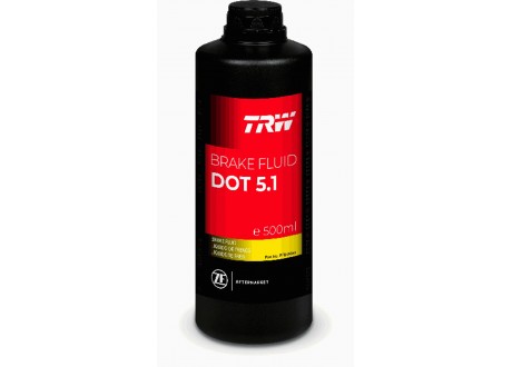 Жидкость тормозная 0,5л - DOT 5.1 для авто c ABS