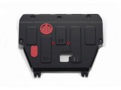 Защита картера и КПП JAC JS4 2022-, V-1,5, Москвич 3 2022-, V-1,5, к-т крепежа, сталь