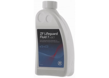 Масло трансмиссионное синтетическое 1л - ZF LifeguardFluid 7.5 DCT, синтетика (желтый), аналог VAG G052529A2, PSA 9734S2, VOLVO 1161838