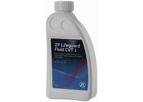 Масло трансмиссионное полусинтетическое 1л - ZF LifeguardFluid CVT 1, полусинтетика (желтый)