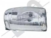 Фонарь указателя поворота прав (без лампы, прозрачный, тип лампы: WY5W) FORD: TRANSIT (2013-) (Страна производства: ПОЛЬША)