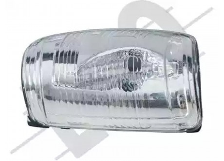 Фонарь указателя поворота прав (без лампы, прозрачный, тип лампы: WY5W) FORD: TRANSIT (2013-) (Страна производства: ПОЛЬША)