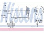 Осушитель кондиционера FORD: GALAXY (WGR) 1.9 TDI/2.0 I/2.3 16V/2.8 I V6/2.8 I V6 4X4 95-06\ SEAT: ALHAMB:RA (7V8, 7V9) 1.8 T 20V/1.9 TDI/2.0 I 96-10\ VW: SHARAN (7M8, 7M9,