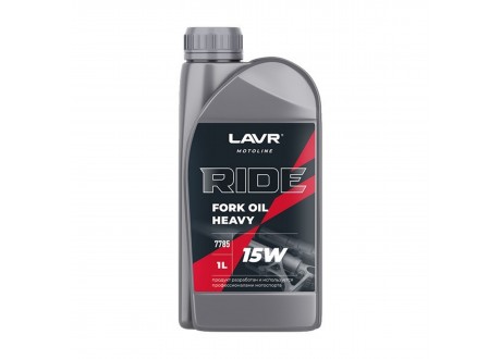 Масло для амортизаторов полусинтетическое 1л - вилочное масло RIDE Fork oil 15W