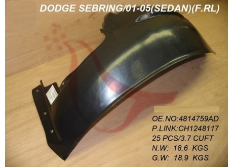 Подкрылок лев CHRYSLER: SEBRING/STRATUS 02-