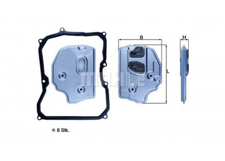 Фильтр АКПП AUDI: A3 (8P_) 03-13 \ SKODA: FABIA (542/545) 06-14, OCTAVIA (1Z_) 04-13, RAPID (NH3) 12- \ VW: GOLF V (1K_) 03-09, JETTA III (1K2) 05-10 (6-АКПП)